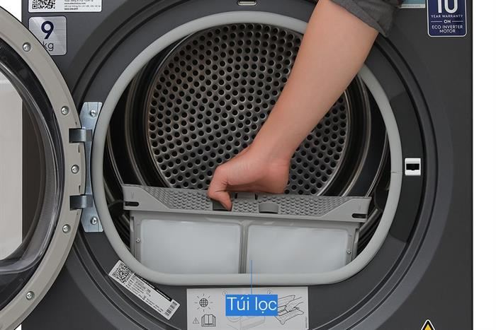 Máy Sấy Bơm Nhiệt Electrolux UltimateCare 9 Kg EDH903R7SC